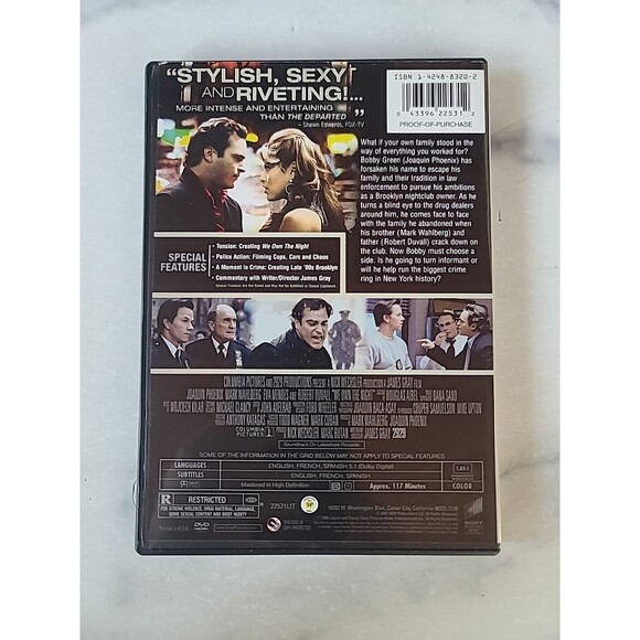 We Own the Night (DVD, 2007) - Picture 5 of 10